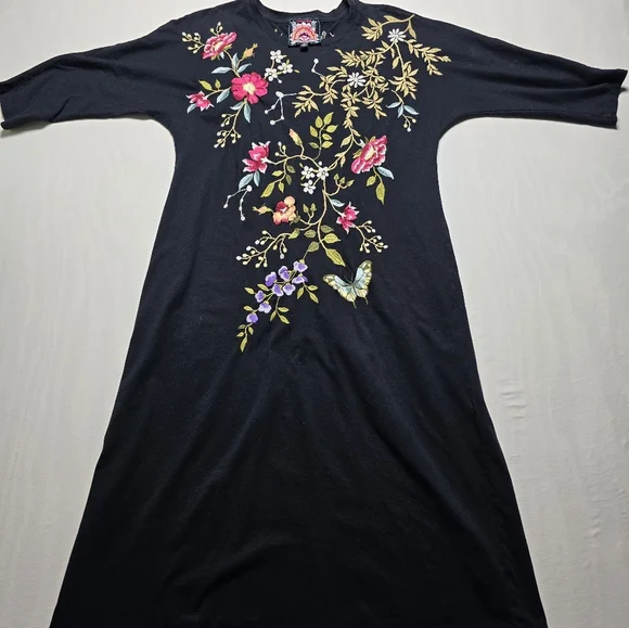 Johnny Was Osaka Dolman Sleeve Knit Dress  Size Small - Picture 3 of 6